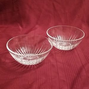 Princess House Lead Crystal Serving Bowls